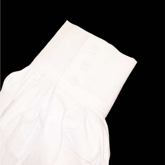 Fashion Nova Cashin’ Out Poplin Bodysuit- White - Picture 6 of 9